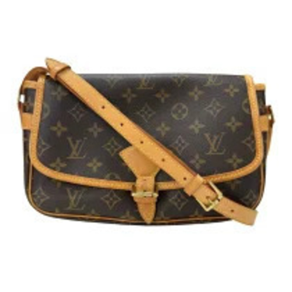 Louis Vuitton Sologne Brown Monogram Leather Shoulder Bag